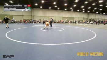 110 lbs Rr Rnd 2 - Gunner Killingsworth, POWA 14U vs Albie Cigarroa, MF Dynasty