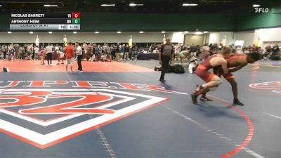 138 lbs Consi Of 64 #1 - Nicolas Barrett, VA vs Anthony Heim, MN