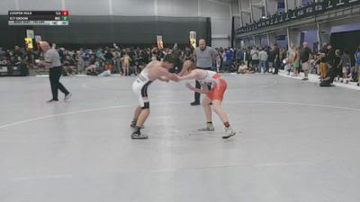 140 lbs Champ. Rd Of 32 - Cooper Huls, Team Zapas vs Ely Groom, Moyer Elite