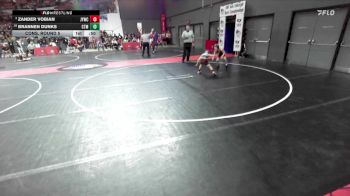 75 lbs Cons. Round 5 - Brannen Dunks, Portage vs Zander Vobian, Janesville Youth Wrestling Club