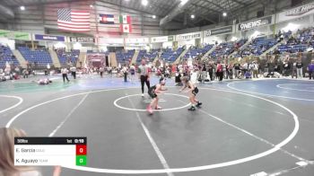 58 lbs Consi Of 4 - Edgar Garcia, Colorado Outlaws vs Kruz Aguayo, Team Champs