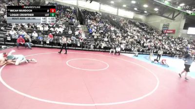 6A 144 lbs Semifinal - Logan Crowther, Layton vs Micah Murdoch, American Fork