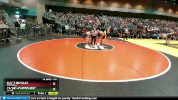 175 lbs Champ. Round 2 - Scott Beadles, Calaveras vs Cache Montgomery, La Pine