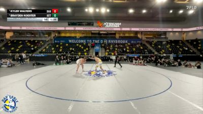 175 lbs 1st Place Match - Kyler Walters, Shakopee vs Brayden Koester, Bettendorf