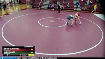 160 lbs Quarterfinal - Ethan Duncombe, Minnesota vs Kley Krause, Minnesota