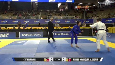 Jennisin Dominique R. M. De Grim vs Cynthia R Davis 2026 Pan Jiu Jitsu IBJJF Championship