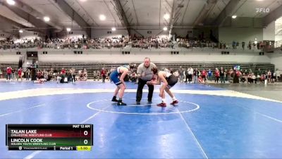 125 lbs Quarterfinal - Lincoln Cook, Holden Youth Wrestling Club vs Talan Lake, Chillicothe Wrestling Club