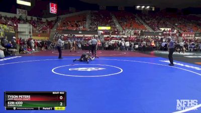 3-2-1A 120 Cons. Round 1 - Ezri Kidd, Garden Plain vs Tyson Peters, Leoti-Wichita County