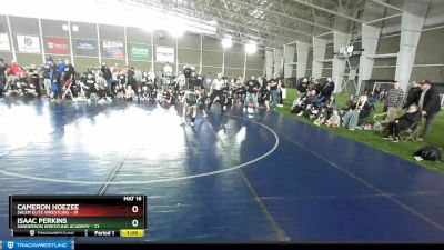 84 lbs Quarters & Wb (16 Team) - Isaac Perkins, Sanderson Wrestling Academy vs Cameron Hoezee, Salem Elite Wrestling