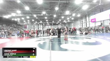 105 lbs Cons. Round 5 - Vincent Hunt, Moses Lake WC vs David Wiehle, Mat Demon WC