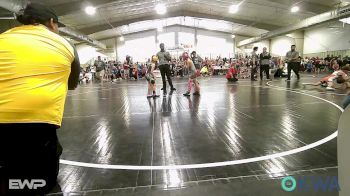 54 lbs Quarterfinal - Lainey Davie, Salina Wrestling Club vs Annie Raper, Tecumseh Youth Wrestling