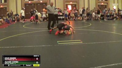 92 lbs Round 1 (6 Team) - Oliver Combs, Revival White vs Jojo Igneri, Yale Street WC