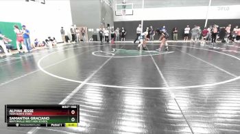 145 lbs Cons. Semi - Aliyah Jesse, Team North Stars vs Samantha Graciano, Bentonville West High School