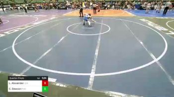 89 lbs Quarterfinal - Logan Alexander, USA Gold vs Carter Dawson, Roseburg Mat Club