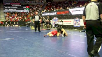 2A-138 lbs Cons. Round 2 - Will Griswold, Center Point-Urbana vs Jayden Bucknell, NH/TV