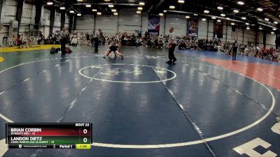 105 lbs Rd# 9- 2:15pm Saturday Final Pool - Landon Dietz, Lions Wrestling Academy vs Brian Corbin, Dynasty RED