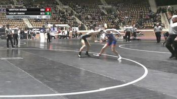 6A 113 lbs Quarterfinal - Britton Miner, Homewood Hs vs Kolby Smith, Wetumpka