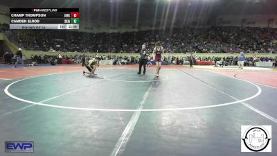 138 lbs Round Of 64 - Champ Thompson, Jenks vs Camden Elrod, Skiatook Youth Wrestling