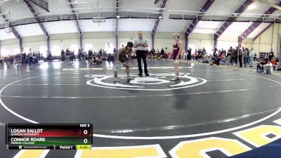 125 lbs Cons. Round 3 - Connor Roark, Ferrum College vs Logan Sallot, Gannon University