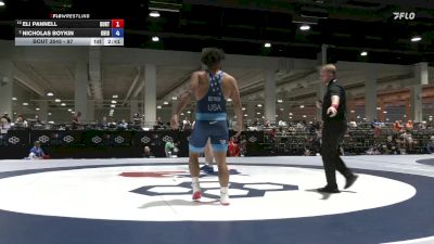 97 lbs Quarters - Eli Pannell, Dubuque RTC vs Nicholas Boykin, Ohio