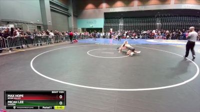 126 lbs Cons. Round 2 - Micah Lee, Vanden vs Max Hope, River Valley