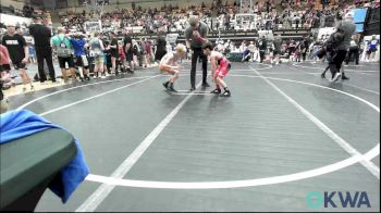 67 lbs Quarterfinal - Noah Brooks, Duncan Demon Wrestling vs Lincoln Sanders, Sallisaw Takedown Club