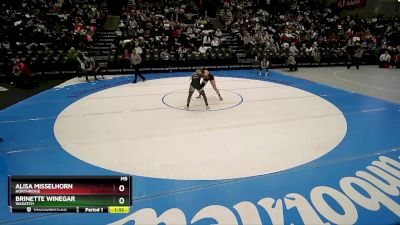 5A 140 lbs Cons. Semi - Alisa Misselhorn, Northridge vs Brinette Winegar, Wasatch