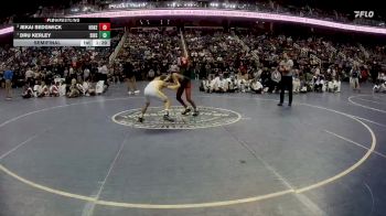 4A 113 lbs Semifinal - Jekai Sedgwick, Hoke County vs Dru Kerley, South Iredell High School