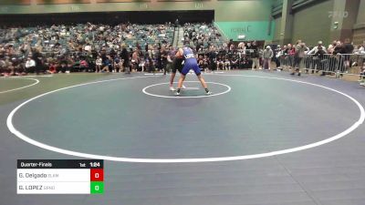 157 lbs Quarterfinal - Gabriel Delgado, Slam Academy vs GUNNER LOPEZ, Grandview