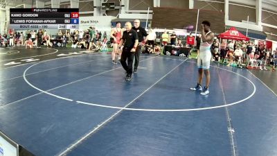 190 lbs Cons. Round 5 - Kano Gordon, California vs Lewis Fofanah-Afkar, California