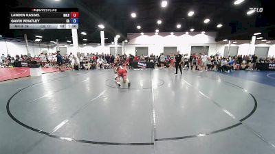 110 lbs Landen Kassel, Minnesota Blue vs Gavin Whatley, California