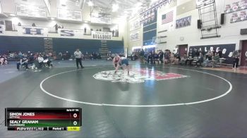 175 lbs Champ. Round 1 - Simon Jones, Kittitas vs Sealy Graham, Ellensburg