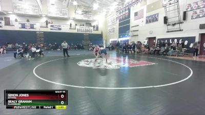 175 lbs Champ. Round 1 - Simon Jones, Kittitas vs Sealy Graham, Ellensburg