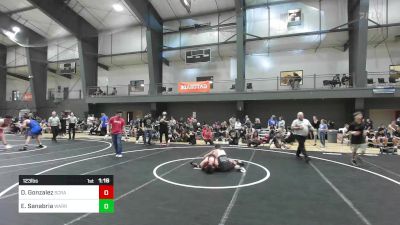 123 lbs Semifinal - David Gonzalez, Scrap Yard Garage vs Ezra Sanabria, Warriors Of Christ