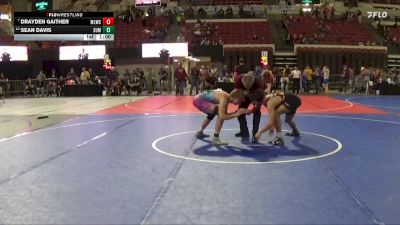 138 lbs Cons. Semi - Sean Davis, Corvallis vs Drayden Gaither, Moses Lake Wrestling Club