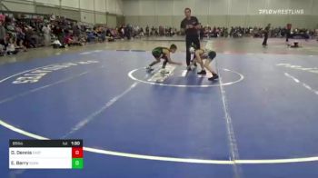 85 lbs Round Of 16 - Daniel Dennis, East Coast Bandits vs Eli Berry, Scrap Yard Training