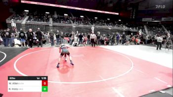 82 lbs Semifinal - Wesston Allen, Glenrock WC vs Ryder Hintz, Green River Grapplers