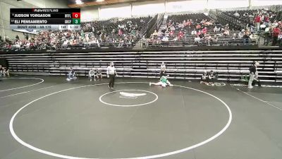 4A 175 lbs Cons. Round 2 - Eli Pensamiento, Green Canyon vs Judson Yorgason, West Field