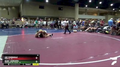 190 lbs Round 4 (6 Team) - Jay Eversole, TNWA #2 vs Rory Horvath, Crusaders WC- Black