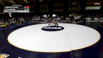 184 lbs Quarterfinal - Ryan Weinzen, St. Vincent College vs Remington Bauer, Baldwin Wallace
