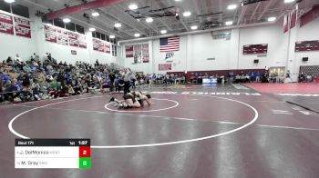 175 lbs Round Of 16 - Jordan DelMonico, Montville vs Maxwell Gray, Griswold/Wheeler