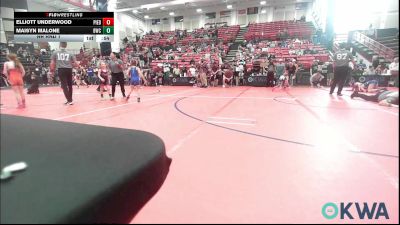 55 lbs Rr Rnd 1 - Elliott Underwood, Piedmont vs Maisyn Malone, Bartlesville Wrestling Club