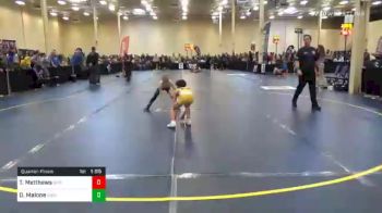 60 lbs Quarterfinal - Ty Matthews, Spring Cove vs Dane Malone, Abington Heights