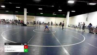 75 lbs Quarterfinal - Chase Smith, TN vs Crew Musselman, PA