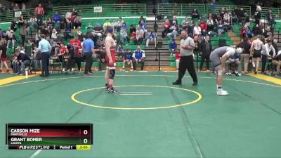 175 lbs Semifinal - Grant Bomer, Lakota vs Carson Mize, Marysville