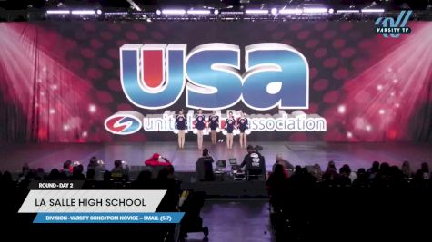 La Salle High School - Varsity Song/Pom Novice -- Small (5-7) [2023 Varsity Song/Pom Novice -- Small (5-7) Day 2] 2023 USA Spirit & Junior Nationals/Collegiate Championships