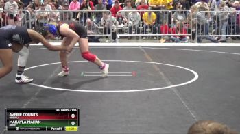136 lbs Champ. Round 1 - Averie Counts, Russell vs Makayla Mahan, Derby
