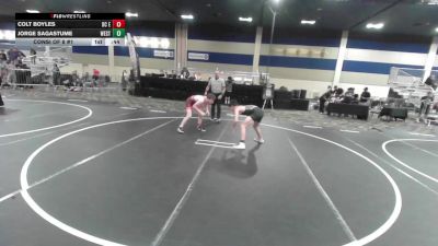 126 lbs Consi Of 8 #1 - Colt Boyles, DC Elite vs Jorge Sagastume, Westlake Wrestling