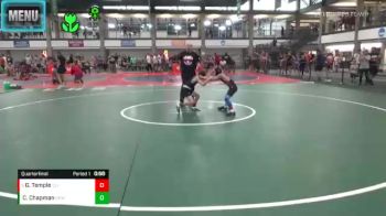 60-65 lbs Quarterfinal - Gunner Temple, Clifton vs Camden Chapman, Gladiator Elite WC