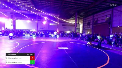 46 lbs Consolation - Luciano Hernandez, Fort Lupton WC vs Levi Escarcega, Manu WC